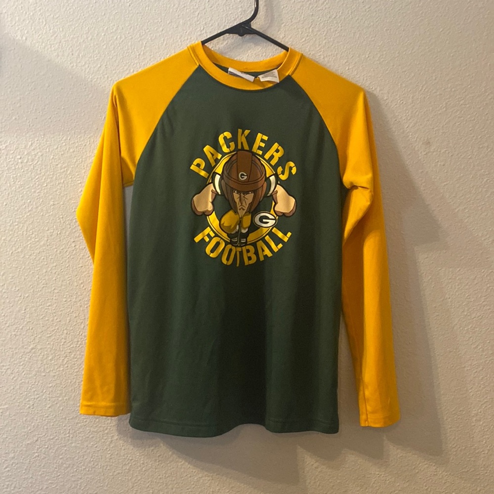 NFL Packers long sleeve shirt size 14/16